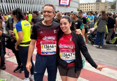 José Antonio Martín y Alba Martín completan juntos la Bilbao Night Run Fest